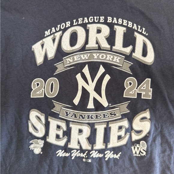 Women’s ‘47 Brand MLB 2024 World Series New York Yankees T Shirt Sz XL NWT - Picture 3 of 5
